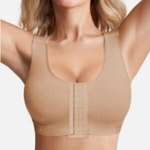 BRABIC Women Front Closure Post Surgery Compression Everyday **Large**